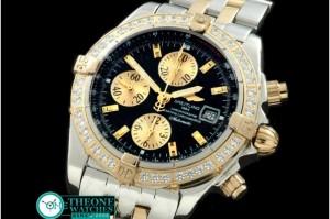 Breitling - Chronomat Evo SS/YG Black Sticks A-7750 28800