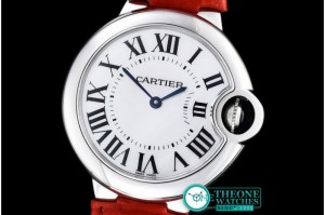 Cartier - Ballon De Cartier Ladies SS/LE White Roman V6F Ronda