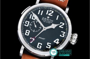 Zenith - Pilot Montre Type 20 GMT SS/LE Black Asia 23J