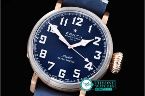 Zenith - Type 20 Extra Westime Edn RG/TI/LE Blue V6F A2824 Mod
