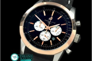 Breitling - Ladies TransOcean Chrono SS/YG/LE Black Jap OS20 Qtz