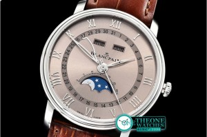Blancpain - Villeret Complications SS/LE Brown OMF V2 Miyota 9015