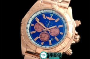 Breitling - Chronomat B01 RG/RG Blue Stick Jap OS20 Qtz