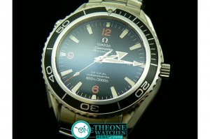 OMEGA PLANET OCEAN 45.5MM BLACK BEZ SWISS ETA 2824-2 ULTI VER