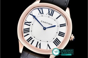 Cartier - Drive De Cartier Extra-Flat RG/LE White Jap Qtz