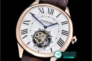 Cartier - Drive De Cartier Tourbillon RG/LE White Tourbillon