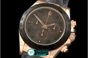 Rolex - Daytona 116515 RG/CER/LE Brown A-7750 Sec@6