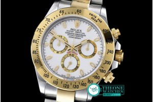 Rolex - Daytona YG/SS White Stick BP Ult A-7750 Mod 4130