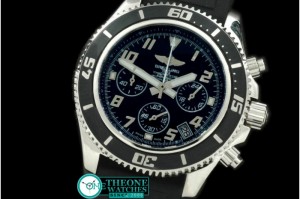 Breitling - Superocean Abyss SS/RU Black/White Jap Num OS20