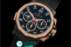 CORUM - Admirals Cup Challenge Chrono PVD/RU Black A-7750 2880