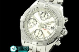 Breitling - Galactic Chrono SS/SS White Stick A-7750 28800bph