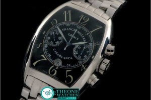 FRANCK MULLER - Casablanca Chrono SS/SS Black A-7750 28800bph