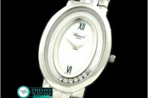 Chopard - Happy Spirit Oval SS/SS White Jap Quartz