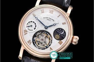 Patek Philippe - MoonPhase PR Tourbillon RG/LE Wht - Asia HW Tourbillon