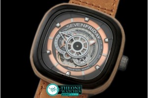 SevenFriday - SevenFriday P2B/03-W SS/LE Black Jap Miyota