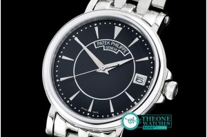 Patek Philippe - 5153 Calatrava SS/SS Black Asia 2824 Mod