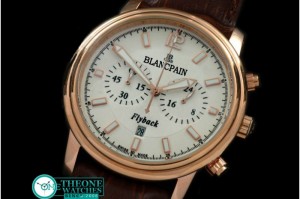 Blancpain - Lemans Flyback Chrono RG/LE White Jap OS20 Quartz
