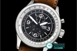 Oris - Oris Swiss Hunter Team SS/LE Black Jap Qtz Chrono
