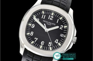 Patek Philippe - Aquanaut Ref.5167 SS/RU Black/Num PF Asia 2824 Mod