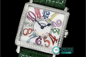 Franck Muller - Master Sq 6002 Midsize SS/LE Grn Crazy GF - Swiss Qtz