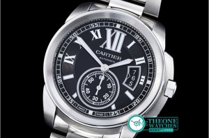 Cartier - Cartier De Calibre SS/SS Black JF Miyota 8205