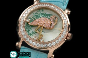 Chopard - Happy Sports Animal Kingdom RG/LE Diam White Swiss Qtz