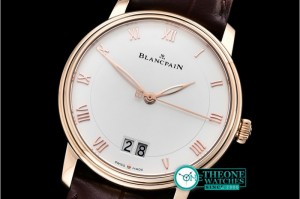 Blancpain - Blancpain Villeret Grande Date RG/LE White Num MY9015