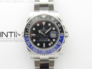 GMT-Master II 116710 BLNR Black/Blue Ceramic 904L Steel VRF 1:1 Best Edition SA3186 CHS