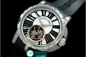 Roger Dubuis - Excalibur Tourbillon SS/RU White Flying Tourbillon