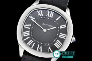 Cartier - Drive De Cartier Extra-Flat SS/LE Black Jap Qtz