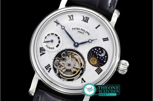 Patek Philippe - MoonPhase PR Tourb Diam SS/LE Wht - Asia HW Tourbillon