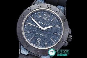 Bvlgari - Diagono Magnesium 41 MG/PEEK Blue GF Miyota 9015 Mod