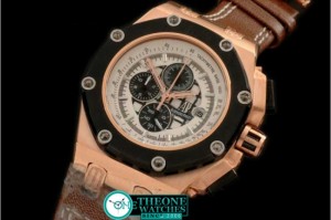 AUDEMARS PIGUET - Ruben Baracello Limited ED RG/LE Wht/Blk Jap Qtz