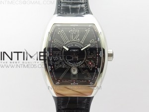 Vanguard V45 SS ZF Best Edition Black Textured Dial on Black Rubber Strap MIYOTA 9015