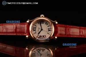 Chopard Happy Sport II 1:1 Original Rose Gold Watch - 274808-5001